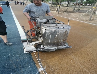 晋中晋中景区标线施工